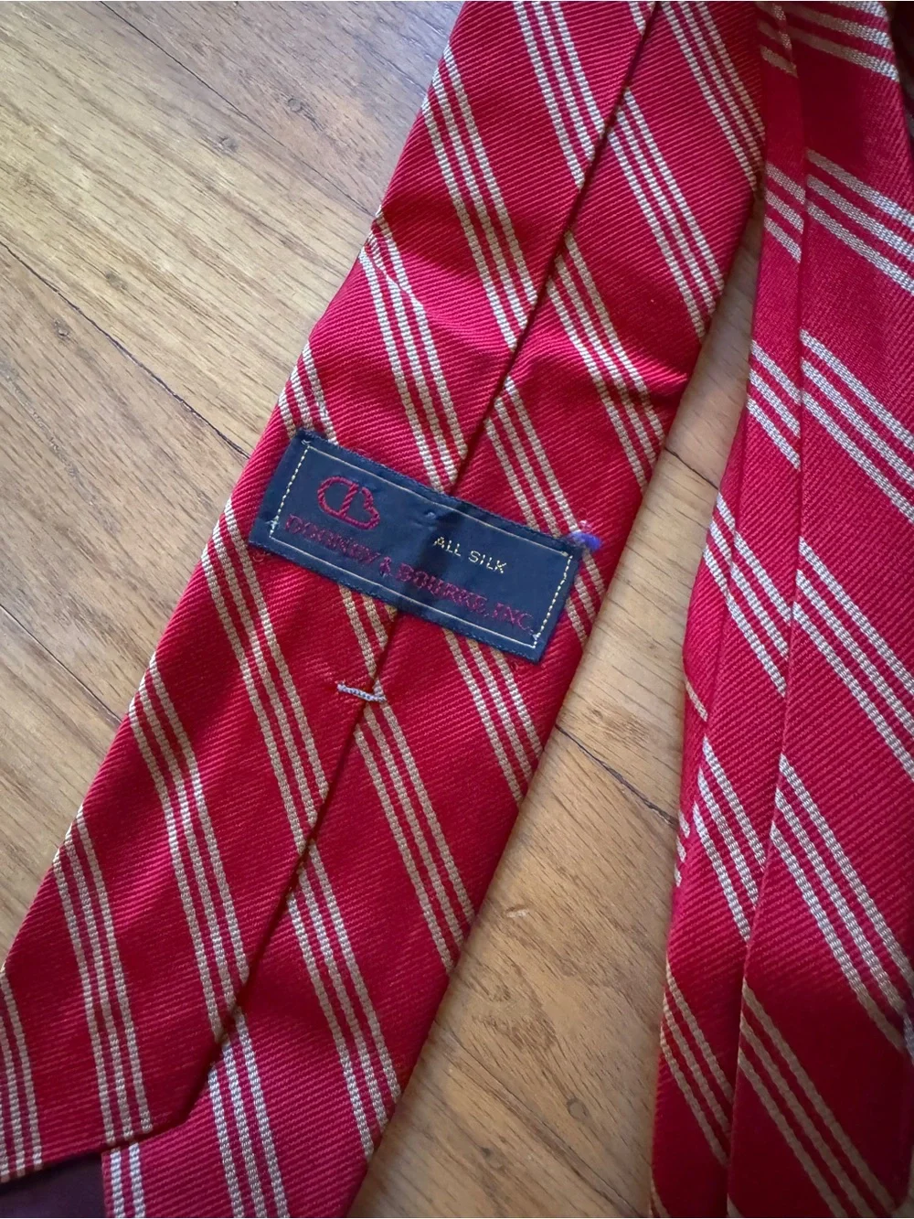 Brooks Brothers Red Striped Ties and Navy Red Polka Dot Tie